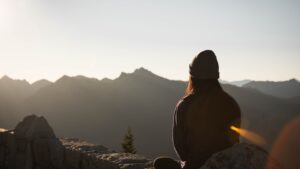 Person Meditating