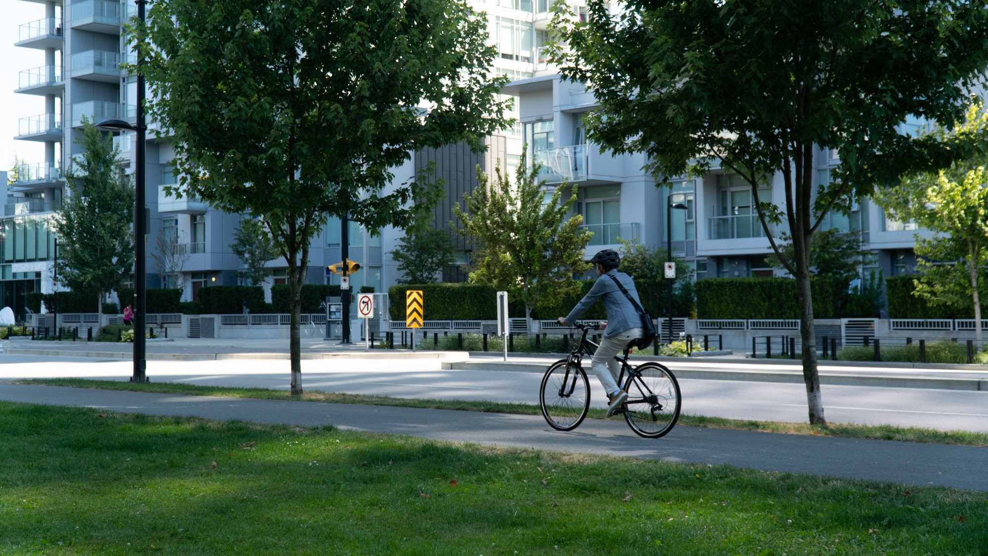 Cyclist in Burnaby